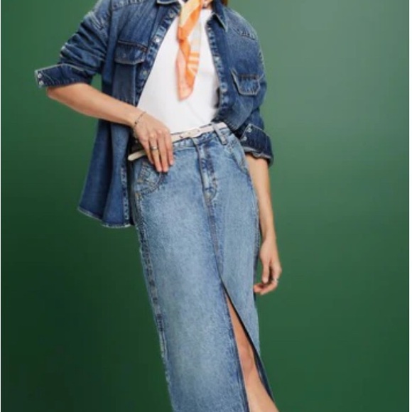 Esprit Dresses & Skirts - Esprit Blue Denim Skirt #119